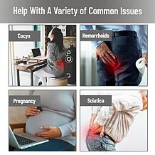 Mind Reader Air Cloud Gel Donut Pillow Seat Cushion with Cooling Core