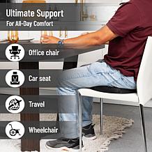 Mind Reader Air Cloud Gel Donut Pillow Seat Cushion with Cooling Core