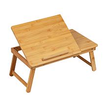 Mind Reader Bamboo Laptop Bed Tray - Brown