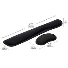 Mind Reader Ergonomic Keyboard and Mouse Wrist Rest Sets Foam 6 pcs