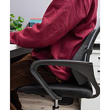 Mind Reader Ergonomic Lower Back Cushion Office Chair Memory Foam