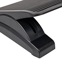 Mind Reader Footrest Under Desk Height Adjustable Plastic