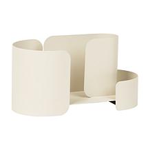 Mind Reader Hanging Organizer Adhesive Wall Mounted Shelf with Hooks