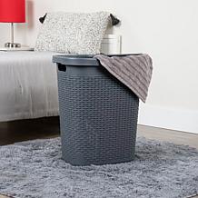 Mind Reader Laundry Basket with Cutout Handles