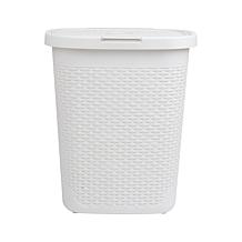 Mind Reader Laundry Basket with Cutout Handles