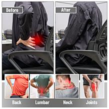 Mind Reader Lumbar Roll Pillow with Air Cloud Memory Foam