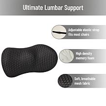 Mind Reader Lumbar Support Pillow with Air Cloud Technology