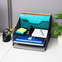 Mind Reader Mesh 5-tray Desk Organizer