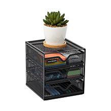 Mind Reader Mesh Mini 3-Drawer Organizer