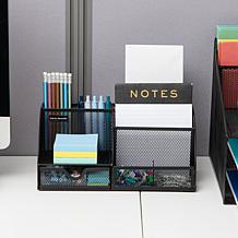 Mind Reader Mesh Office Supplies Desktop Organizer