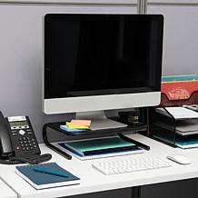 Mind Reader Metal Monitor Stand 2-pack