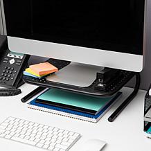 Mind Reader Metal Monitor Stand 2-pack
