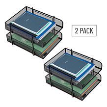 Mind Reader Network Collection 2Tier Paper Tray File & Document Holder