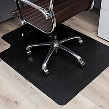 Mind Reader Office Chair Mat for Hardwood Floors PVC Set of 2