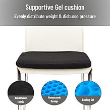 Mind Reader Seat Cushion with Gel Core Ergonomic