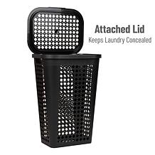 Mind Reader Slim Tapered Laundry Hamper with Ventilation