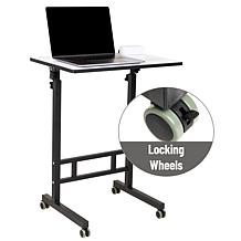 Mind Reader Standing Whiteboard Desk with Adjustable Height