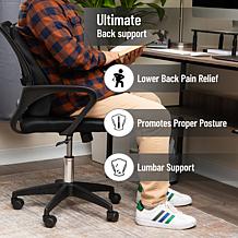 Mind Reader Vertical Back Rest/Posture Corrector Back Support