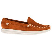 Minnetonka Discover Classic Water-Resistant Suede Moccasin