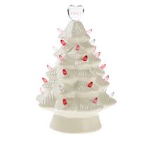 Miss Valentine 11.5" Nostalgic Ceramic LED Valentine Tree