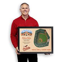 MLB Baltimore Orioles StadiumViews 3-D Wall Art - Oriole Park 