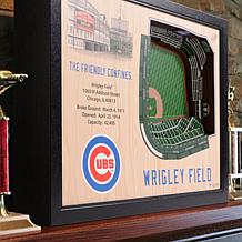 MLB Chicago Cubs StadiumViews 3-D Wall Art - Wrigley Field 