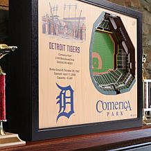 MLB Detroit Tigers StadiumViews 3-D Wall Art - Comerica Park 
