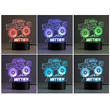 Monster Truck Acrylic Multi-Color Nightlight