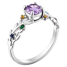 Mother's Family Flower Birthstone Ring