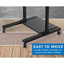 Mount-It! Height Adjustable Rolling Stand Up Desk