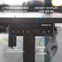 Mount-It! L-Shaped Electric Height Adjustable Sit-Stand Desk