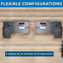 Mount-It! L-Shaped Electric Height Adjustable Sit-Stand Desk