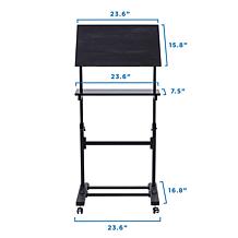 Mount-It! Mobile Lectern Stand Up Desk