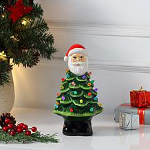 Mr. Christmas 8.5" Nostalgic Ceramic Santa Tree