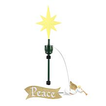 Mr. Christmas Animated Tree Topper - Angel with Banner