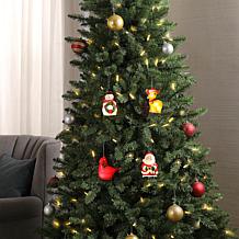 Mr. Christmas Blow Mold Lit Christmas Character Tree Ornaments
