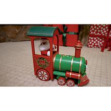 Mr. Christmas Lit Musical Santa Train Circler