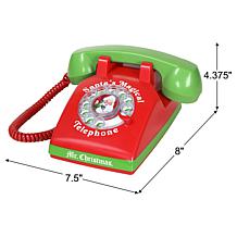 Mr. Christmas Magical Santa Phone with Included 60 Minute Talk Time