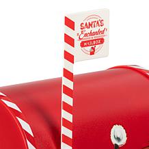 Mr. Christmas Santa's Enchanted Mailbox with Notepad and Pen