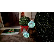 Mr. Christmas Set of 2 12" LED Blow Mold Ornaments