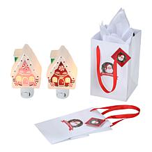 Mr. Christmas Set of 2 Gingerbread Nightlights