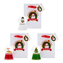 Mr. Christmas Set of 3 Nostalgic LED Snow Globes