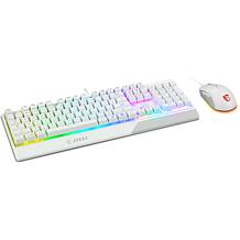 MSI Vigor GK30 Keyboard Combo with GM11 Mouse - White