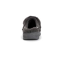 MUK LUKS Women's Quianna Lara - Dark Grey Curly Shearling