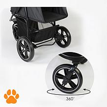 My Duque Pet 3-Wheel Stroller with Canopy and Storage