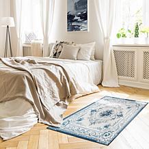 My Magic Carpet Aubusson Washable Area Rug 3'x5'