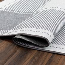 My Magic Carpet Buffalo Plaid Washable Rug 2.5'x7'
