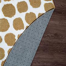 My Magic Carpet Genevieve Gorder Puff Dotty 6'x6' Rug - Lake Blue