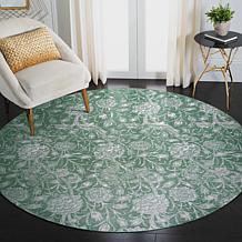 My Magic Carpet Kalini Floral Washable Round Rug 6'