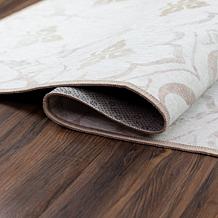 My Magic Carpet Leilani Damask Washable Runner Rug 2.5'x10'